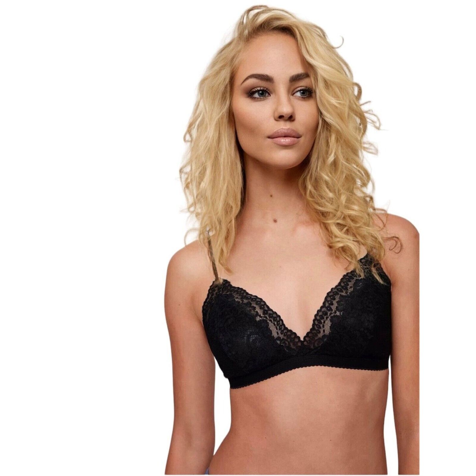 Aritzia Aritzia Talula Monterey Bralette Black Convertible Lace M Size M / US 6-8 / IT 42-44 - 4 Thumbnail