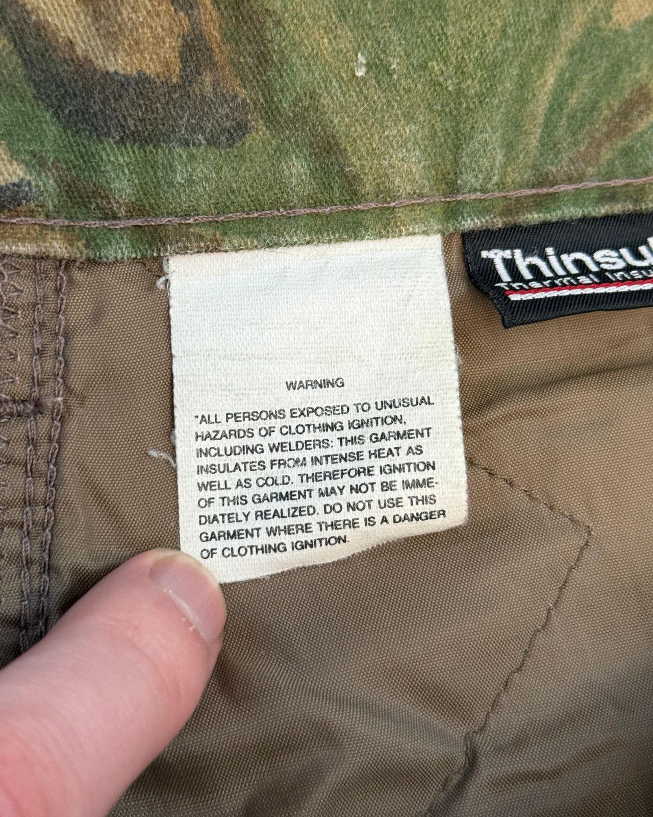 Realtree Vintage Duxbak RealTree Camo Thinsulate Wide-Leg Pants 40x31 Size US 40 / EU 56 - 12 Thumbnail
