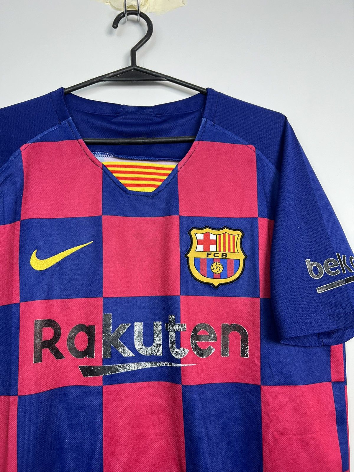Nike Nike Barcelona 2019/2020 Soccer Jersey Size US M / EU 48-50 / 2 - 2 Thumbnail