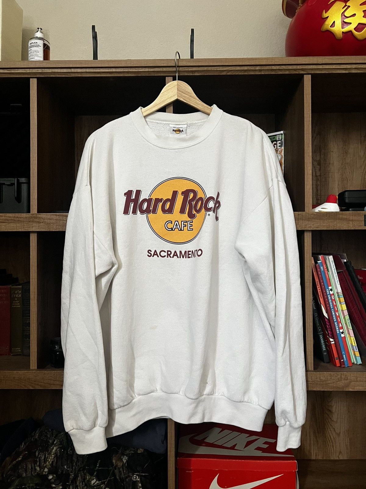 Hard Rock Cafe × Vintage Vintage hard rock sweatshirt Size US XL / EU 56 / 4 - 1 Thumbnail