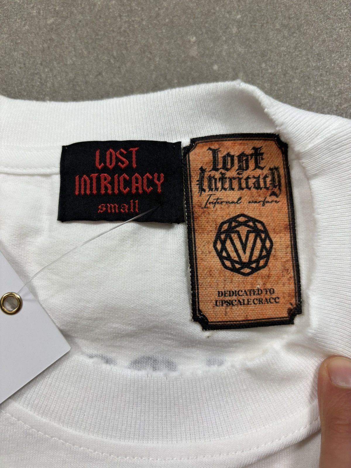 LOST INTRICACY Lost Intricacy Lost Outline Shirt, White Size US S / EU 44-46 / 1 - 6 Thumbnail