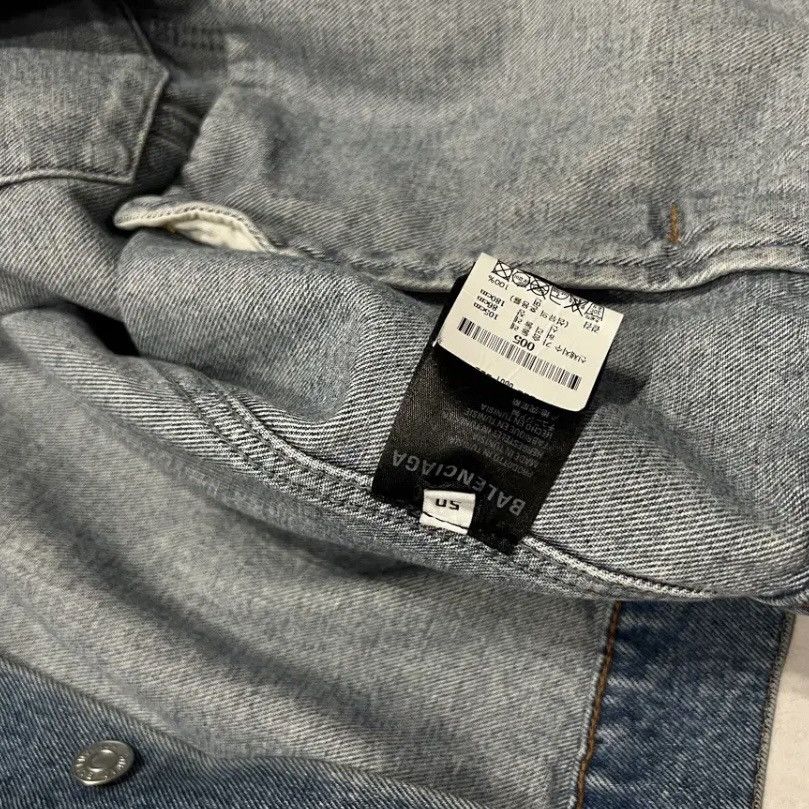 Balenciaga Balenciaga Multi Language Denim Jacket Size US M / EU 48-50 / 2 - 5 Thumbnail