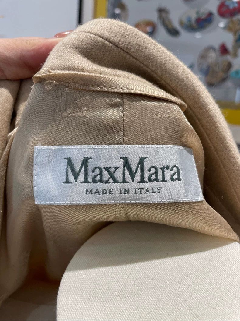 Max Mara Max Mara Beige cashmere blazer Size S / US 4 / IT 40 - 8 Thumbnail