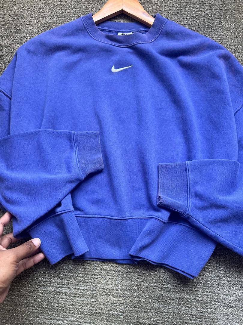 Nike × Other NIKE CENTER SWOOSH SWEATSHIRT CROP Size L / US 10 / IT 46 - 4 Thumbnail