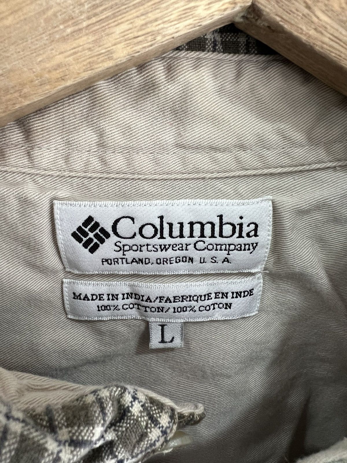 Columbia Vintage Columbia Checkered Plaid Shirt Button Up Size US L / EU 52-54 / 3 - 3 Thumbnail