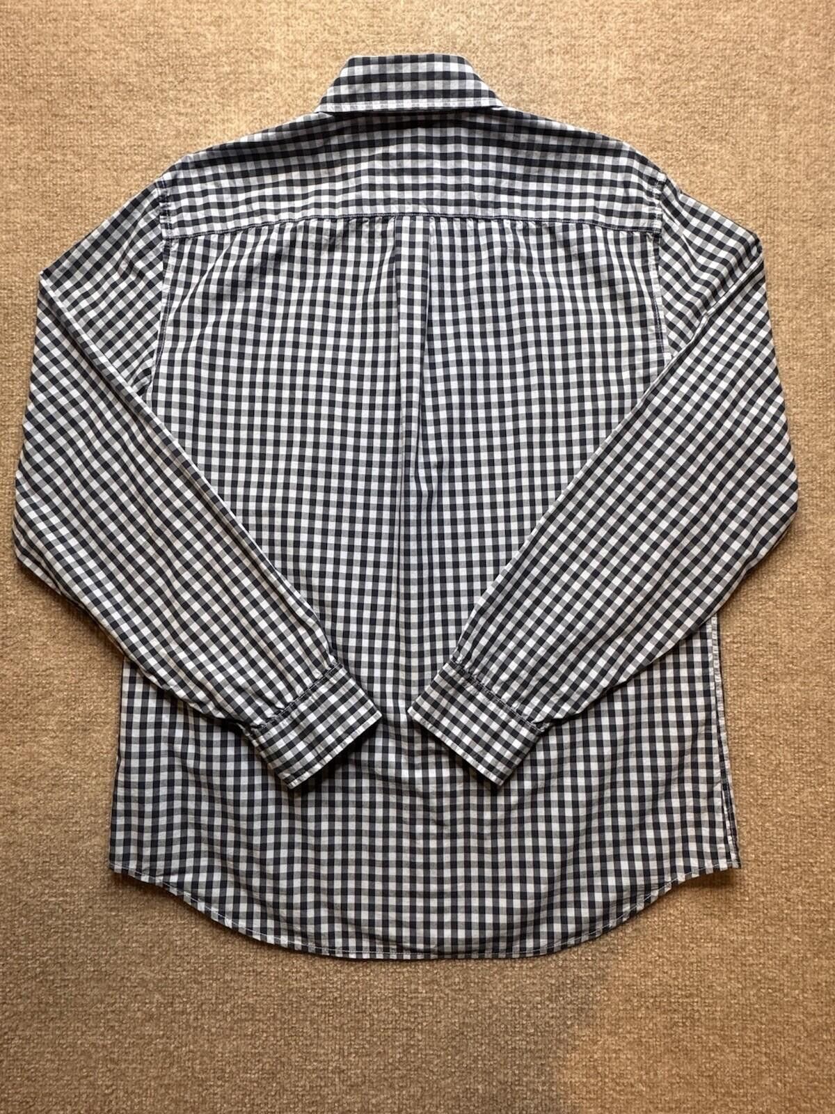 Gap Men's Gap Lg Blue Check LS Button-Up Shirt [729] Size US L / EU 52-54 / 3 - 3 Thumbnail