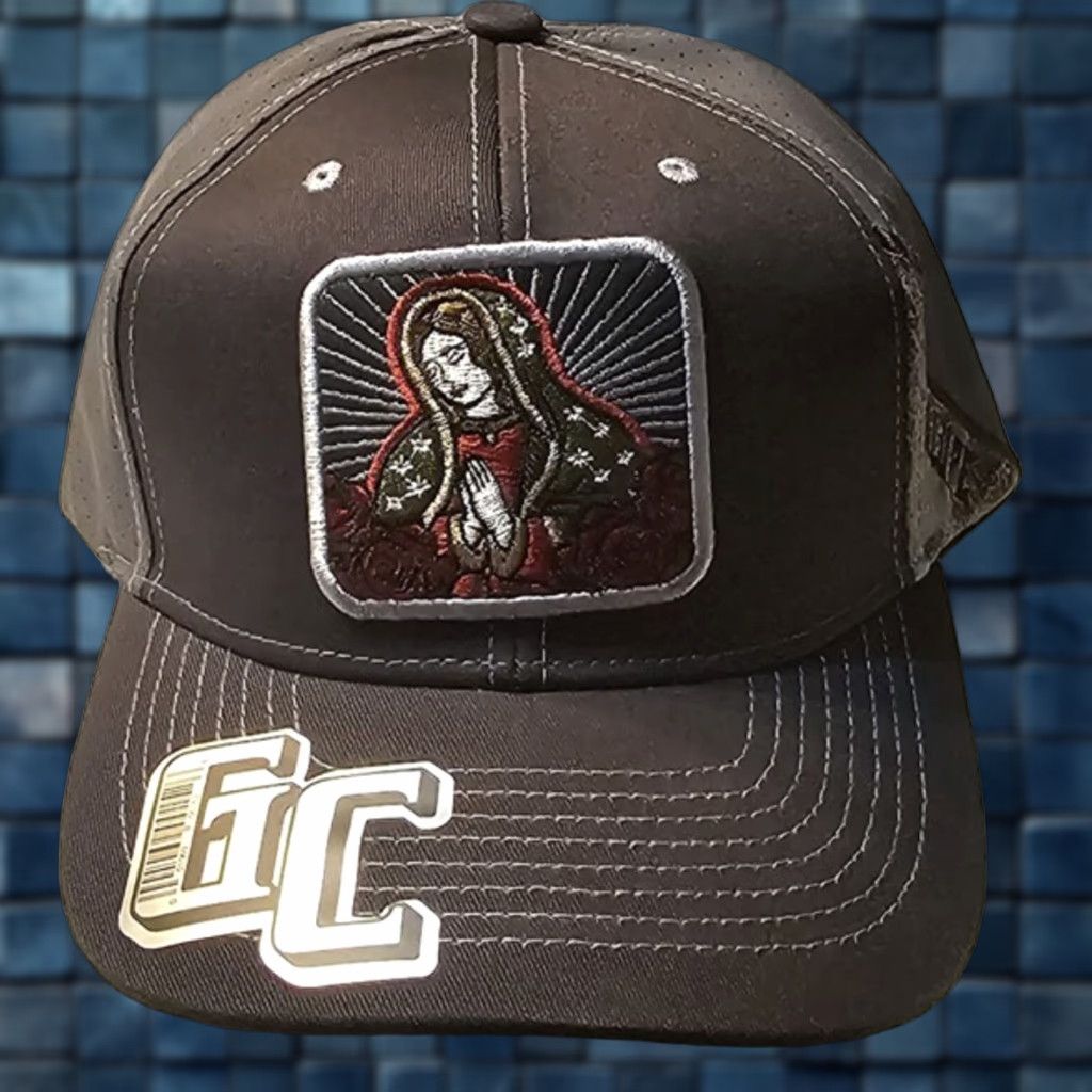 Vintage GUADALUPE VIRGIN MARY ROSE PRAY FLOWER RELIGIOUS SNAPBACK BASEBALL CAP #3 Size ONE SIZE - 1 Thumbnail