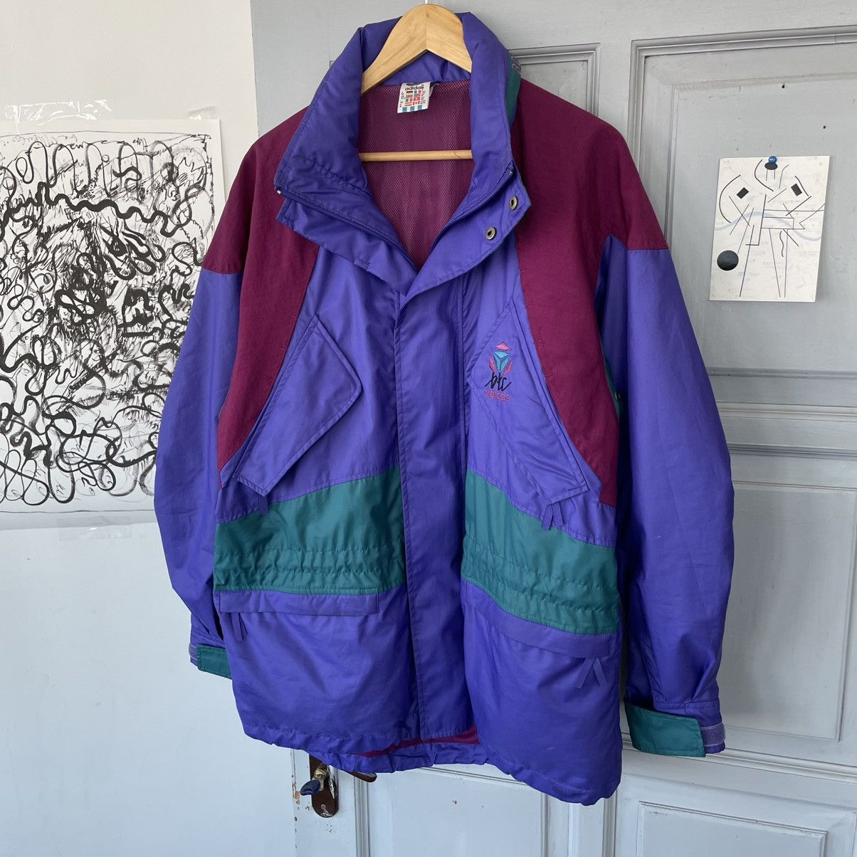 Adidas × Vintage Vintage Adidas BTC Retro Jacket Style Y2K Streetwear Size US M / EU 48-50 / 2 - 4 Thumbnail