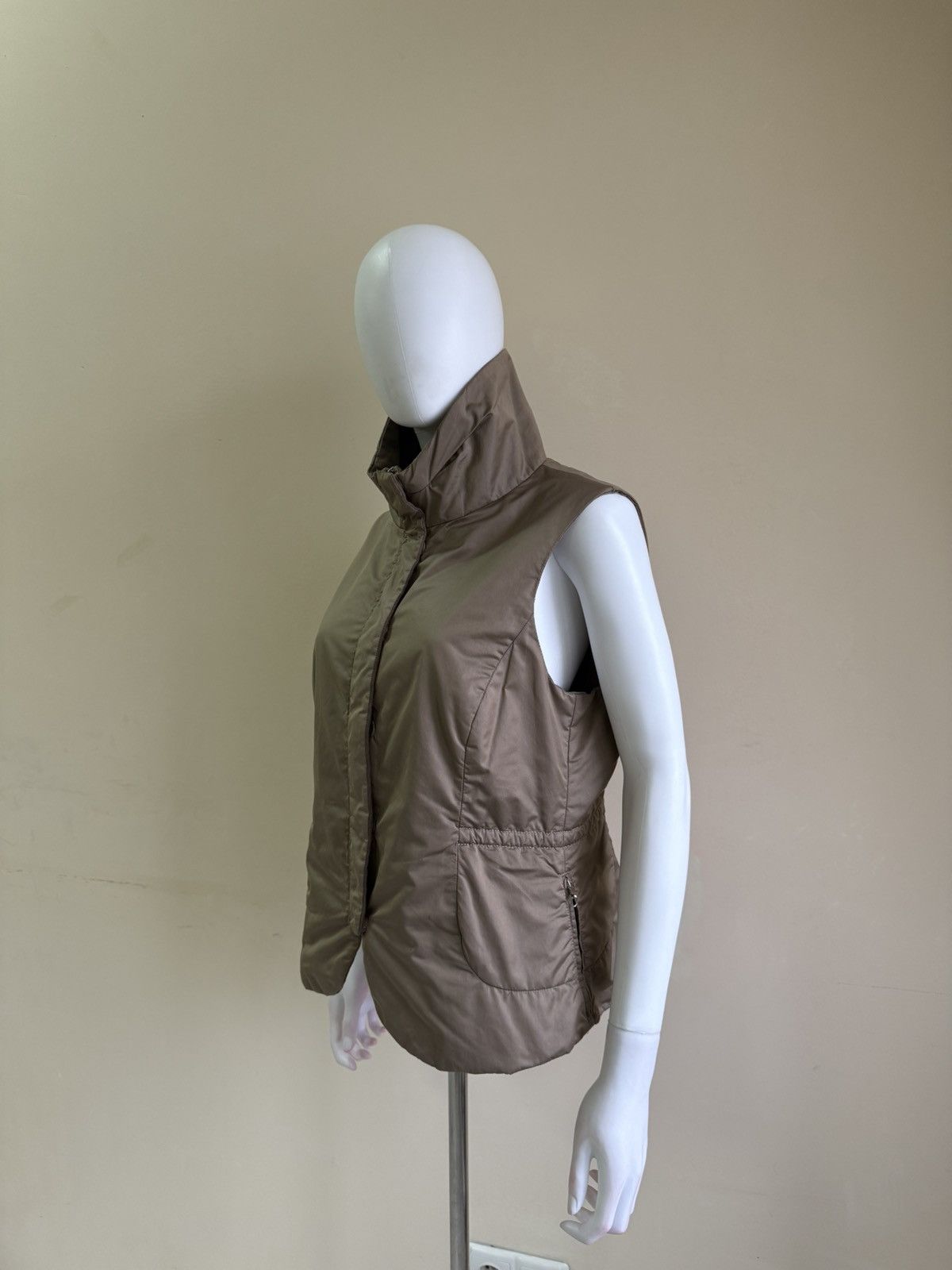 Brunello Cucinelli Brunello Cucinelli Womens Brown Lana Wool Vest Size 48 Size XL / US 12-14 / IT 48-50 - 6 Thumbnail