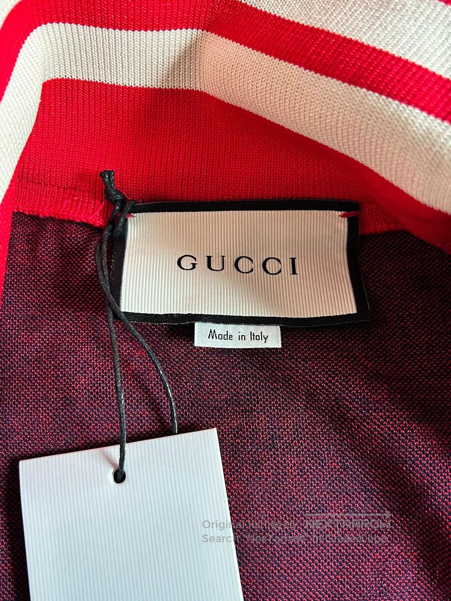 Gucci Gucci Red Logo School Jacket XL. Size US XL / EU 56 / 4 - 2 Thumbnail