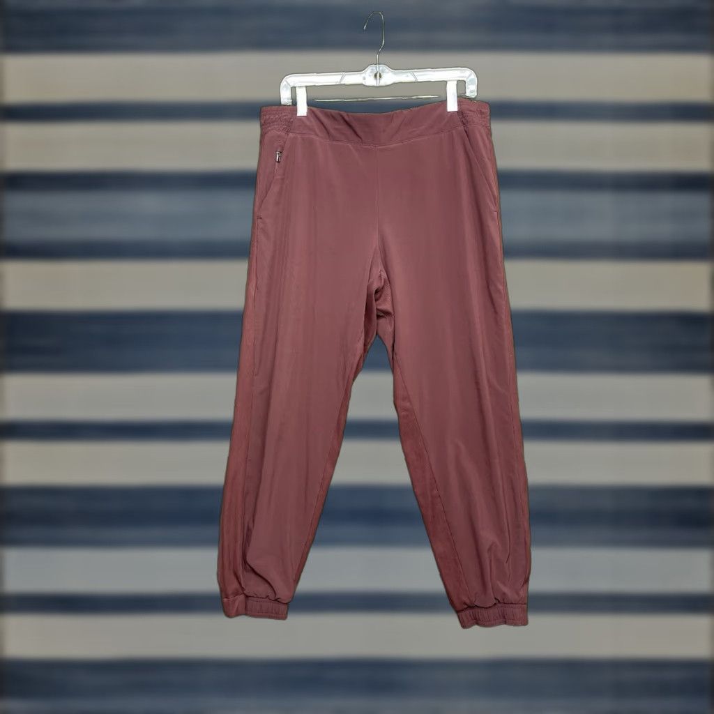 Athleta Athleta Pants Womens 14 Black Jogger Lined Athleisure Running Yoga Gym Tapered Inseam 26 폰 Size 36" / US 14 / IT 50 - 1 Thumbnail