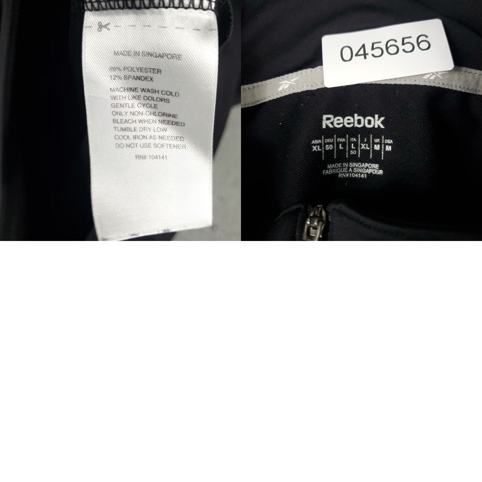 Reebok Reebok T Shirt Mens Size Medium Black Active 1/4 Zip Pullover Long Sleeve Size US M / EU 48-50 / 2 - 8 Thumbnail