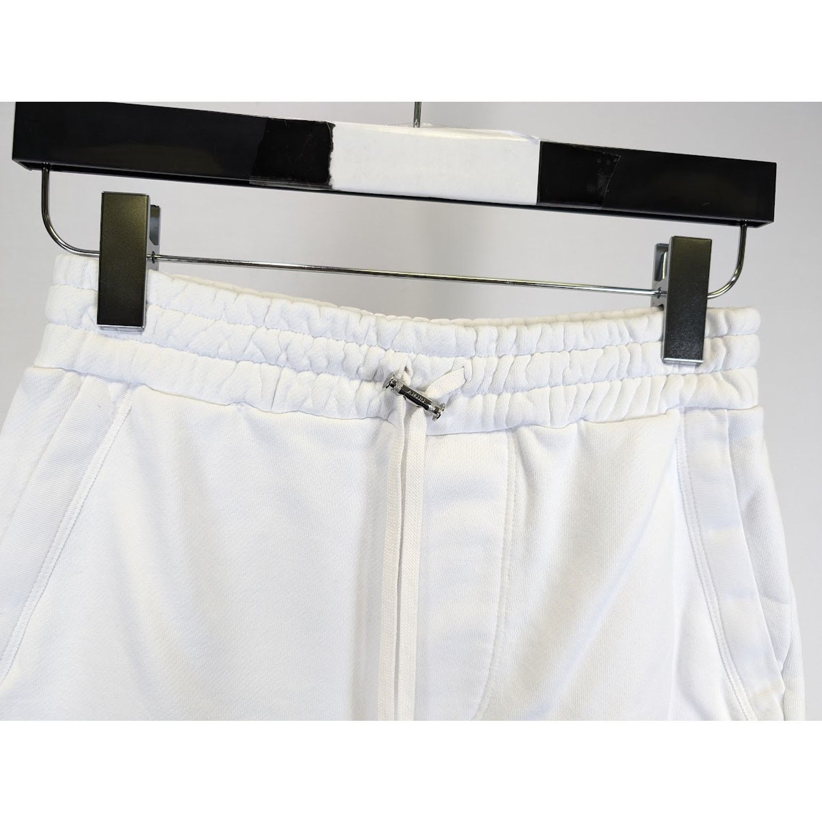 Amiri o1rshd1 MA Logo Sweatshorts in White Size US 30 / EU 46 - 4 Thumbnail