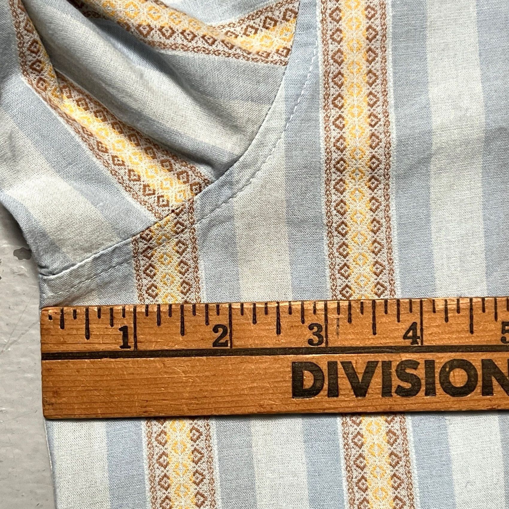 Vintage Vintage 1990s Stussy Stripe Abstract Pattern Button Shirt Surf Skate Made USA XL Size US XL / EU 56 / 4 - 6 Thumbnail