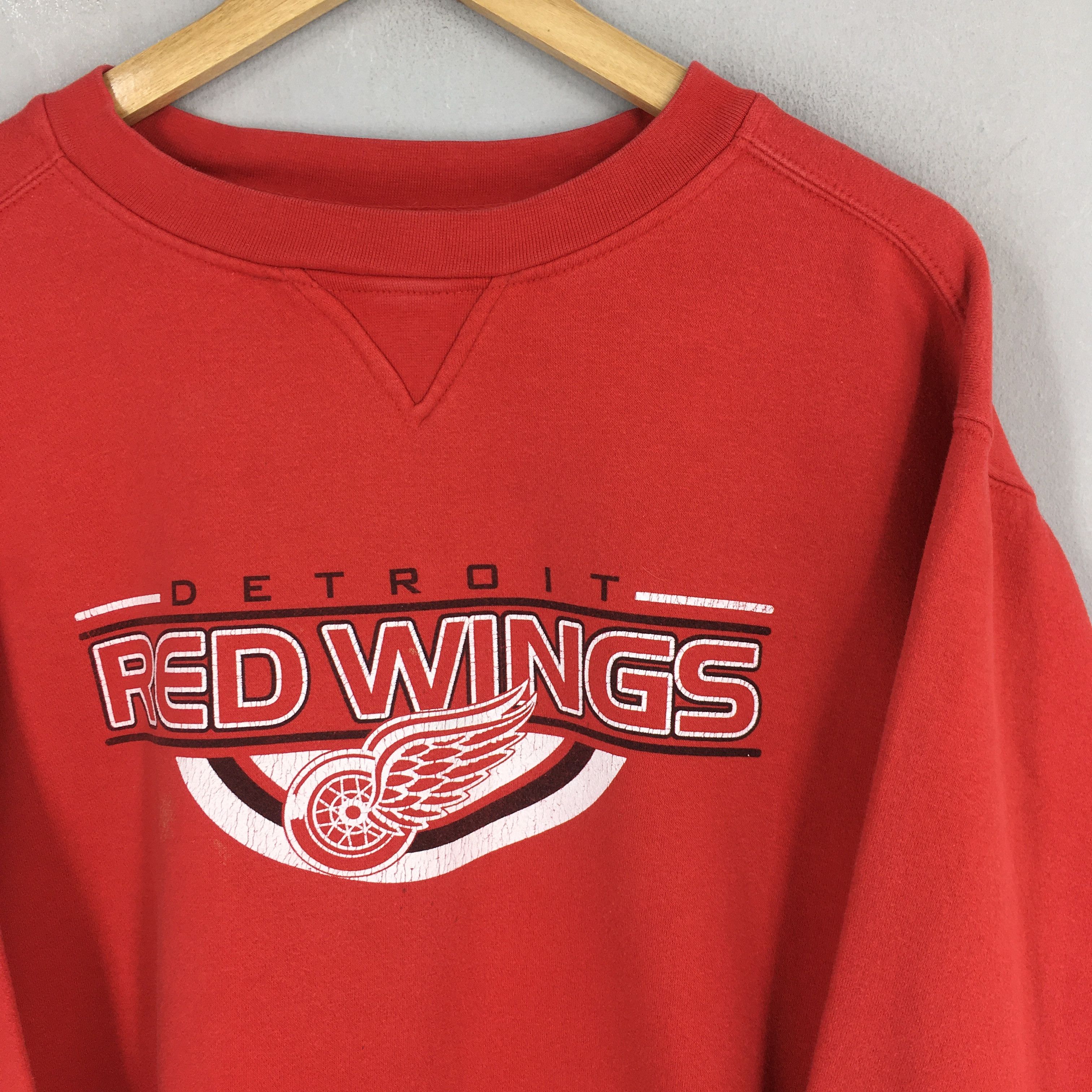 NHL Vintage 90s Detroit Red Wings NHL Sweatshirt Large Size US L / EU 52-54 / 3 - 2 Thumbnail
