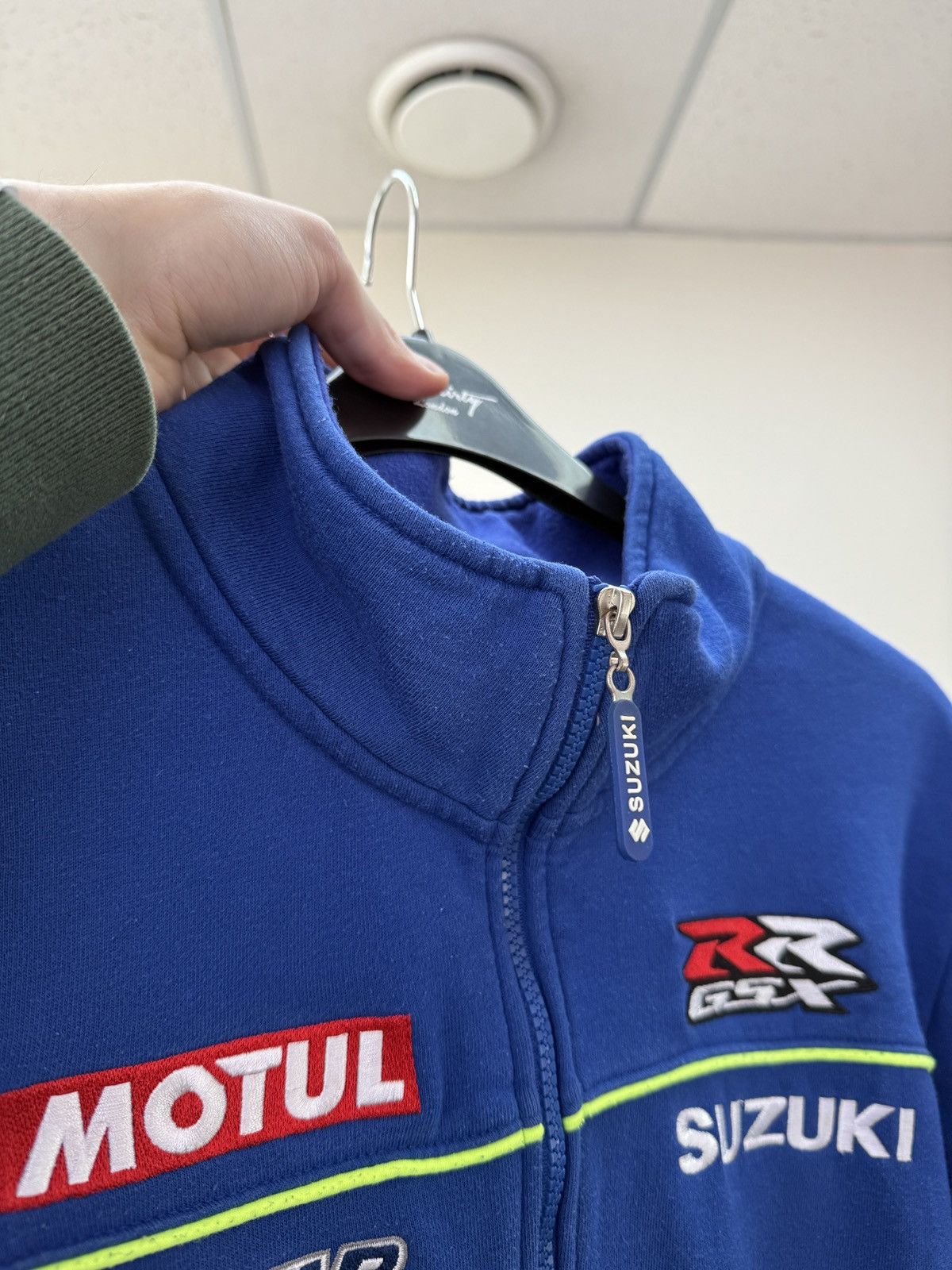 Other Vintage Suzuki MotoGP Team Jacket Mens Blue Full Zip Racing Size US XL / EU 56 / 4 - 17 Thumbnail