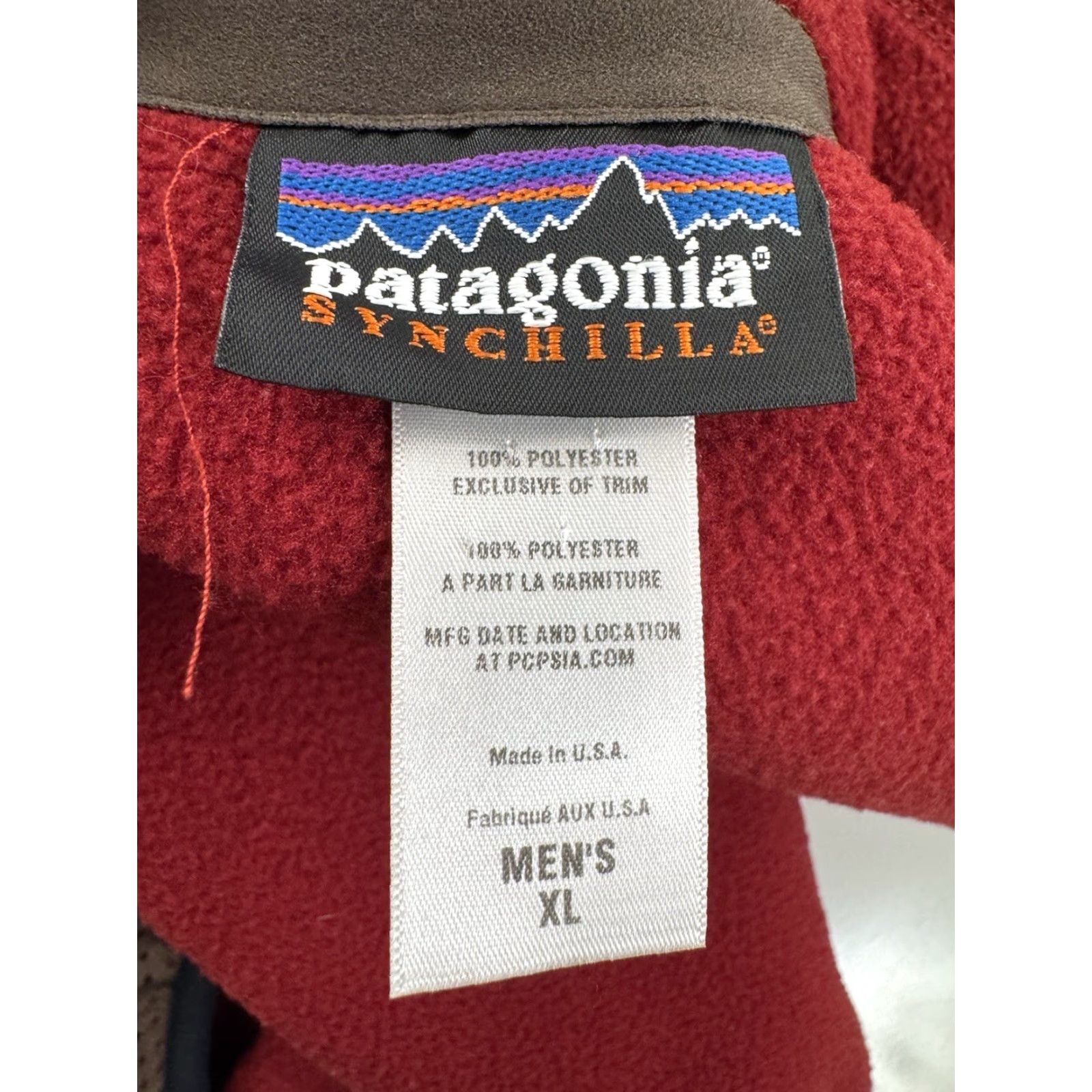Patagonia PATAGONIA Synchilla - Mens Fleece Full Zip XL Vest Shirt Mens XL Red Vest Full Zip Fleece 90s Style Patagonia Men Size US XL / EU 56 / 4 - 6 Thumbnail