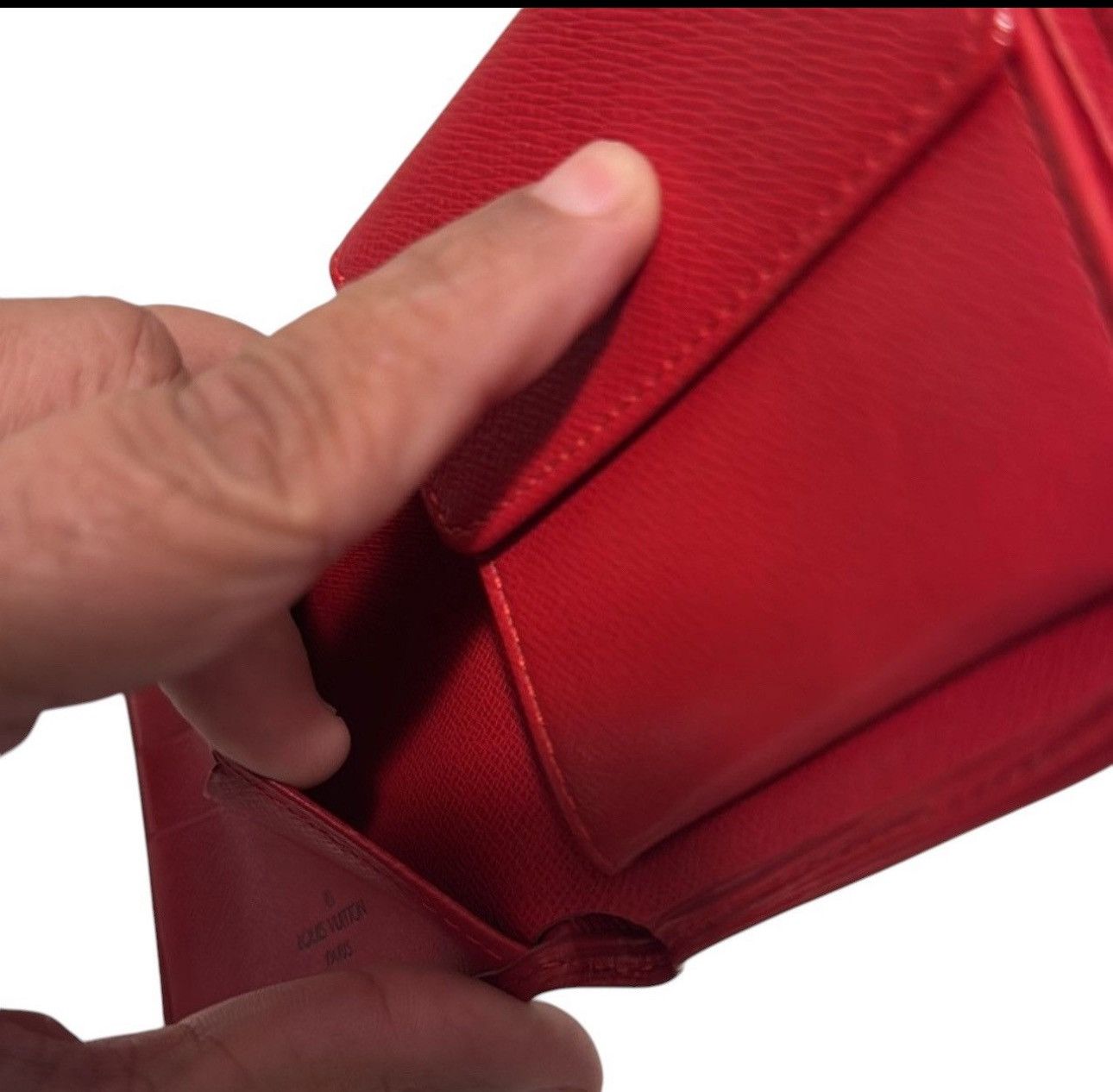 Louis Vuitton LOUIS VUITTON Epi Leather Wallet Bi-fold Red Malletier Size ONE SIZE - 8 Thumbnail