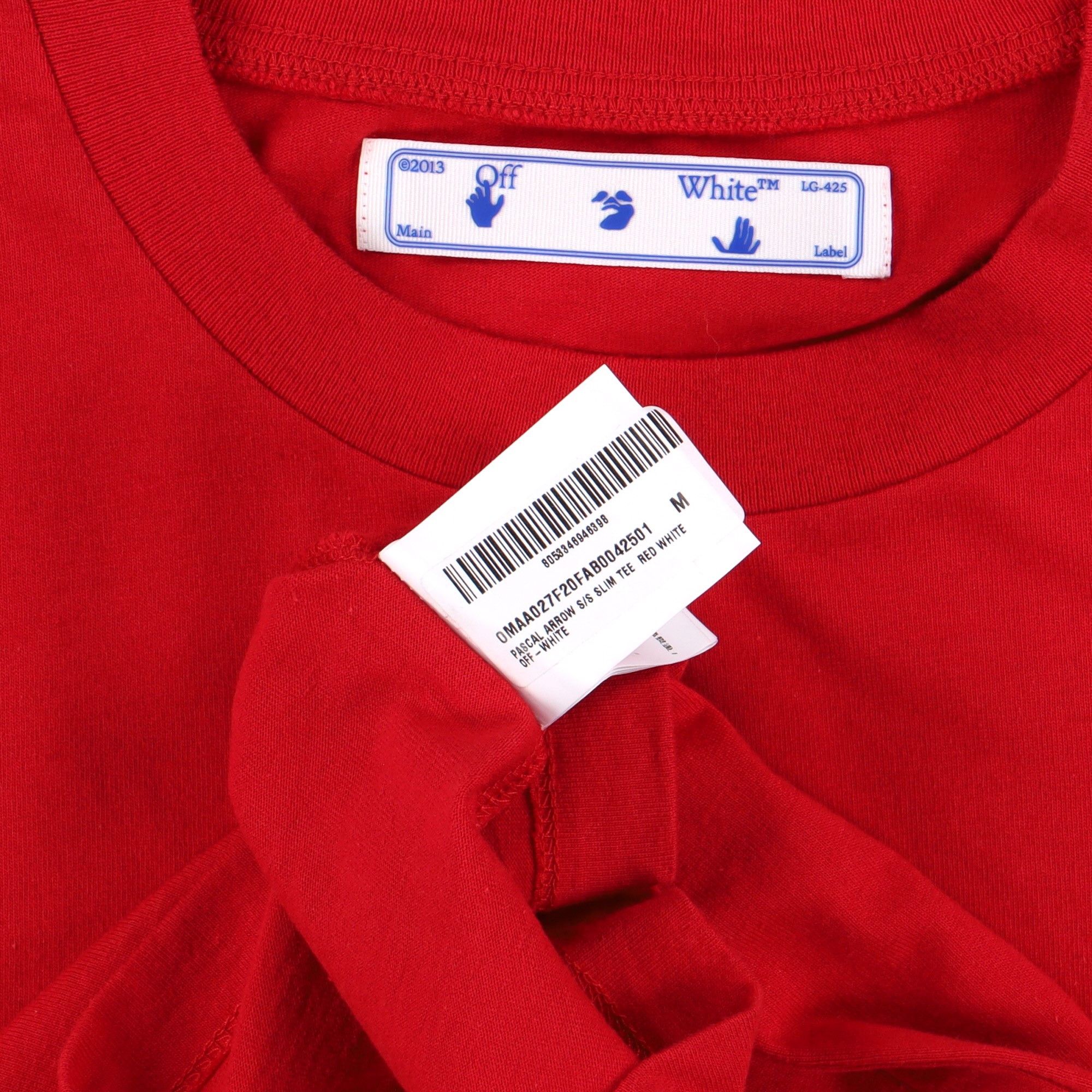 Off-White Red Pascal Skeleton Arrows T-Shirt Size US M / EU 48-50 / 2 - 8 Thumbnail