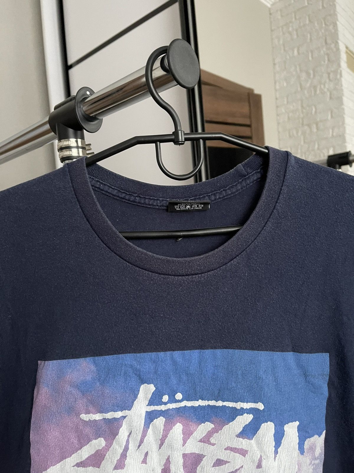 Stussy Stussy Clouds Vintage Big Logo T-Shirt Tee Size US L / EU 52-54 / 3 - 9 Thumbnail