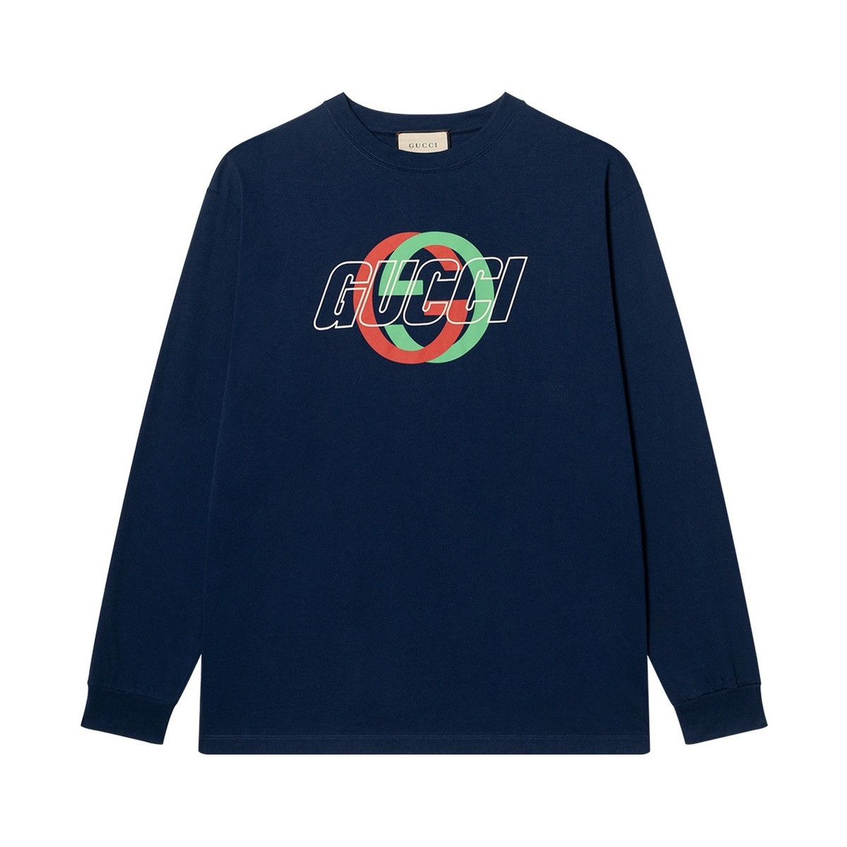 Gucci Gucci 24SS Interlocking Logo L/S T-Shirt Size US M / EU 48-50 / 2 - 2 Thumbnail