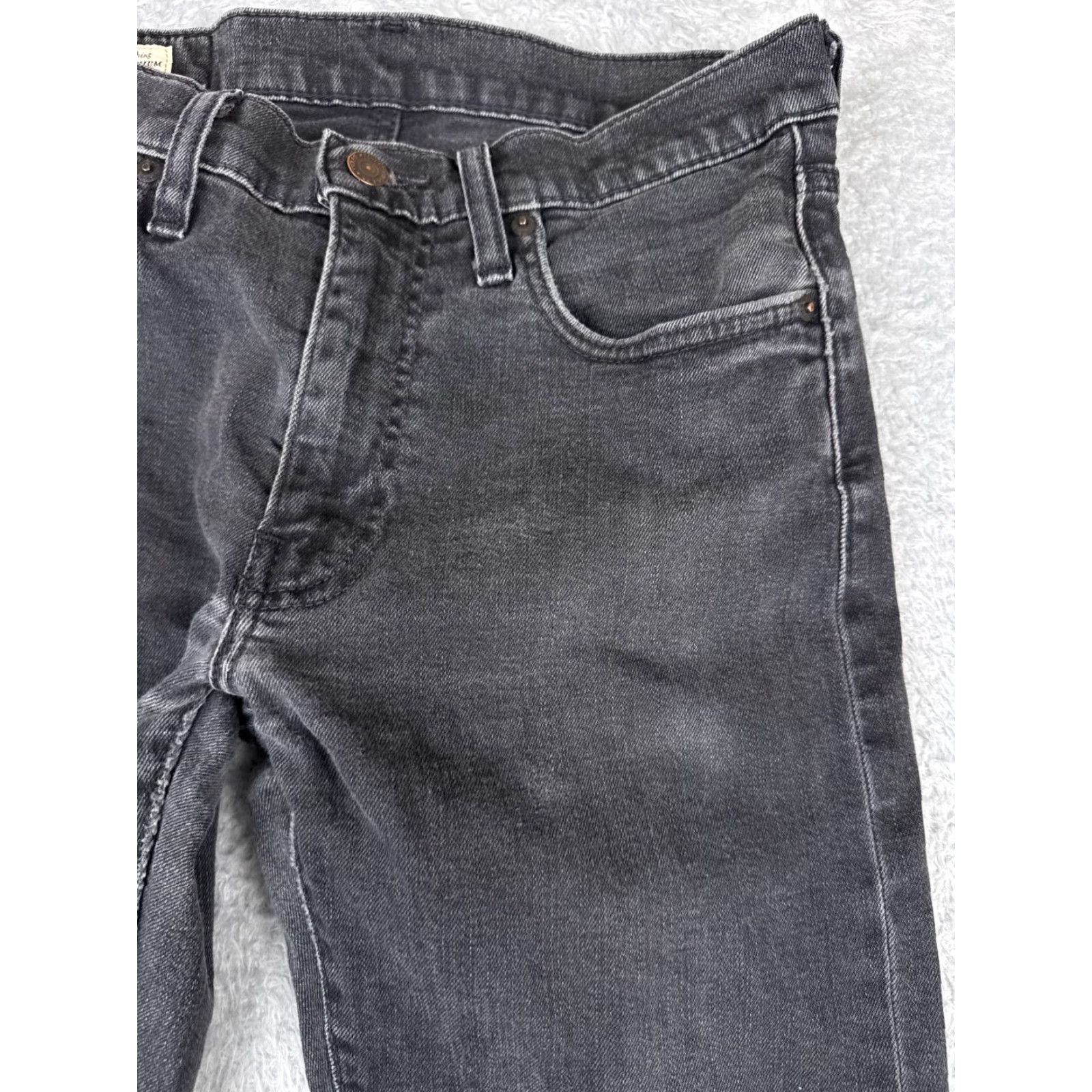 Levi's Levis Premium Jeans Adult 32 Black Denim Skinny Tapered Fit Flex 30x32 Big E Size US 32 / EU 48 - 6 Thumbnail