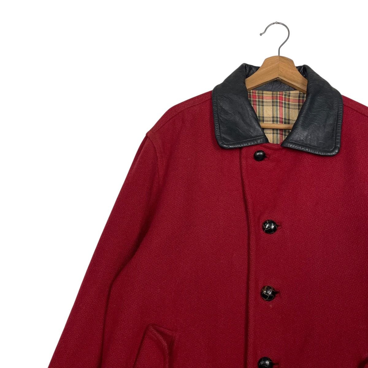 45rpm Vintage 45rpm Leather Wool Jacket Size US L / EU 52-54 / 3 - 6 Thumbnail