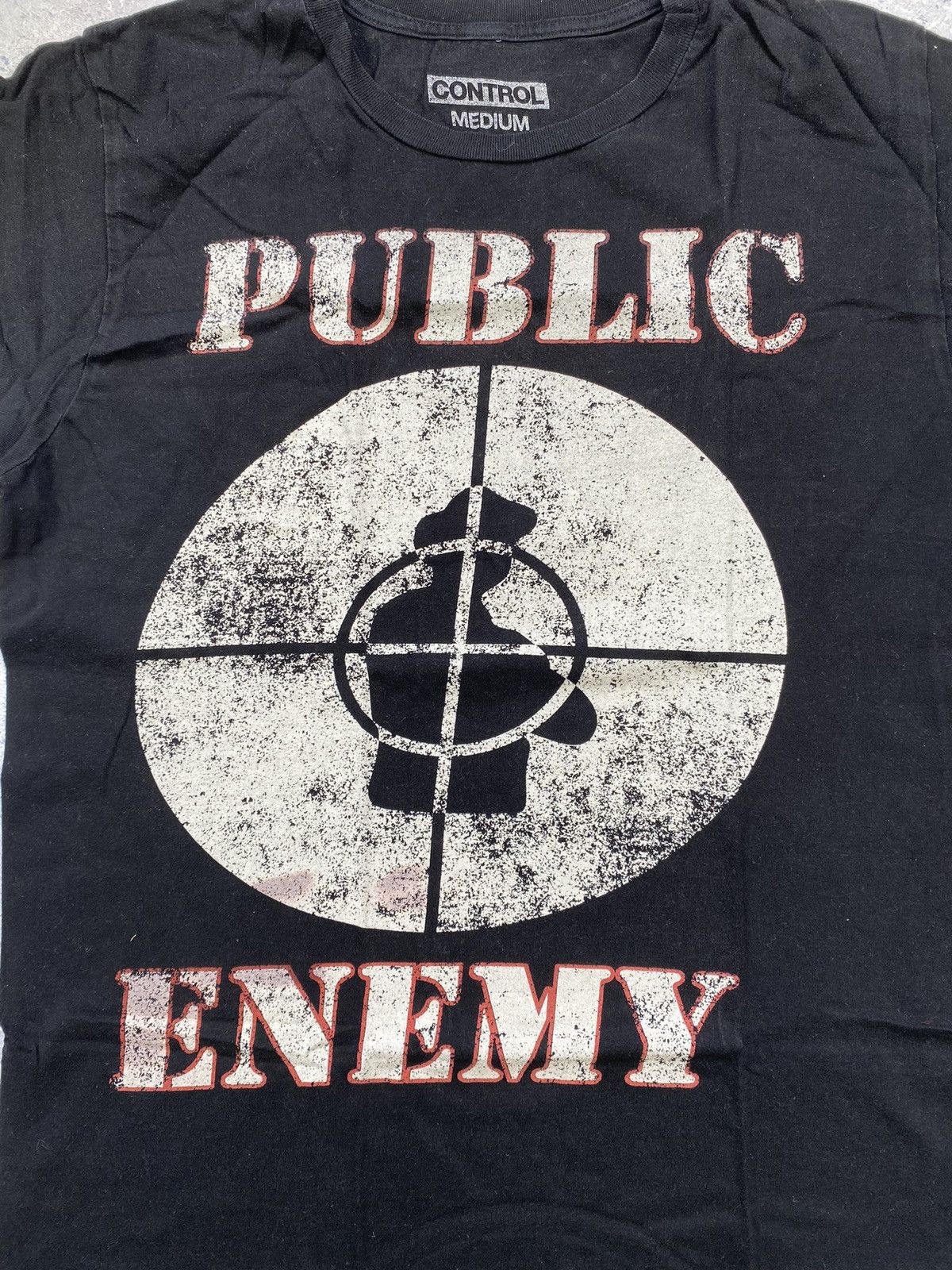 Band Tees Public Enemy Men’s Black T-shirt With Big Logo Size US M / EU 48-50 / 2 - 4 Thumbnail