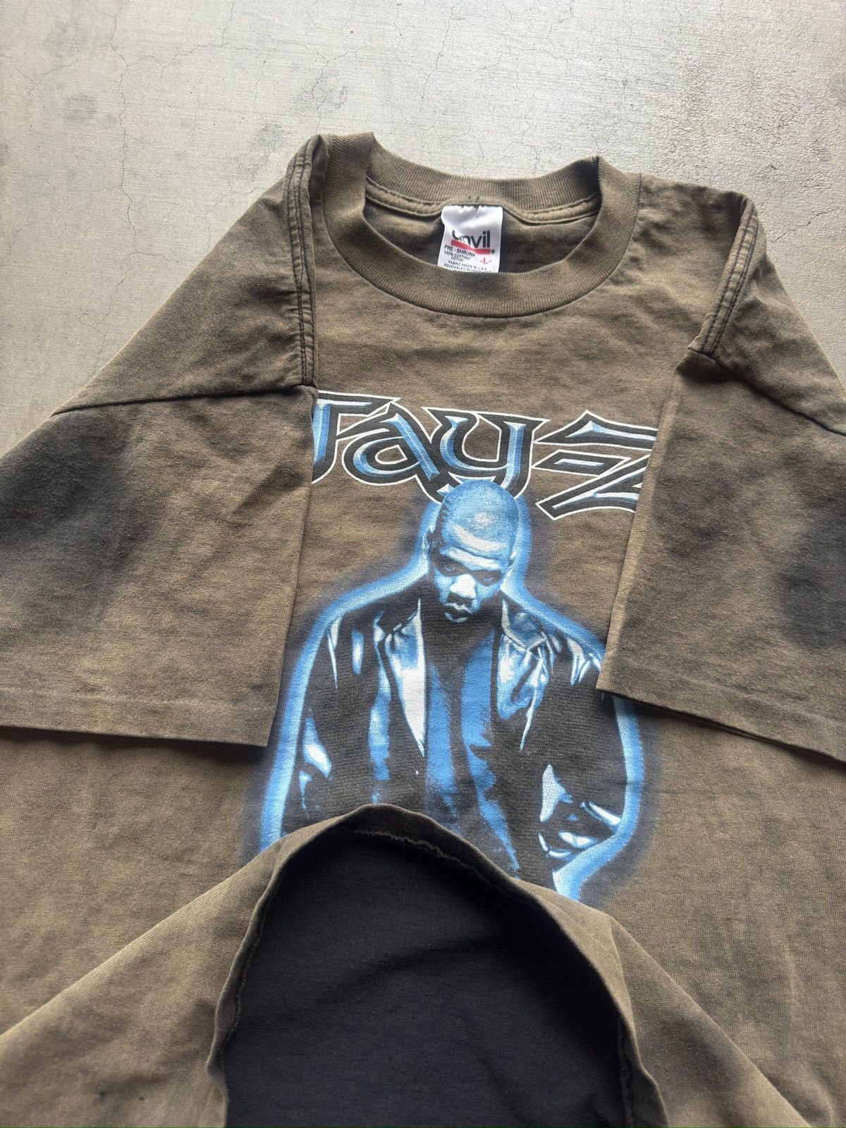 Jay-Z 1999 Jay-Z Vintage Rap Tour Tee “The Hard Knock Life” Size L Size US L / EU 52-54 / 3 - 7 Thumbnail