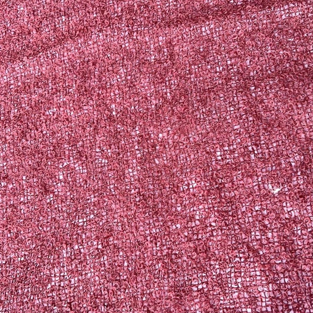 Vintage Baar & Beards Japan 100% Acrylic Scarf Burgundy Womens Boho Size ONE SIZE - 2 Thumbnail