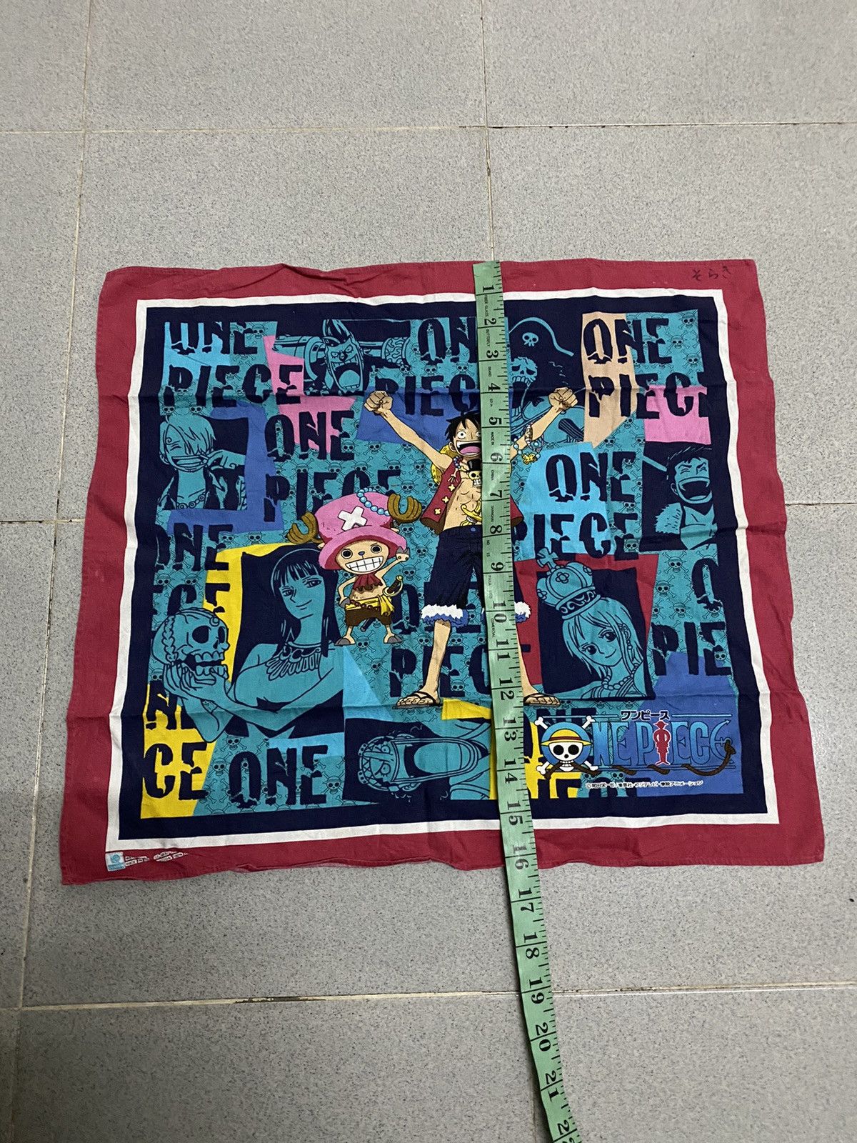 Anime × One Piece × Vintage Vintage One Piece Anime Handkerchief Size ONE SIZE - 5 Thumbnail