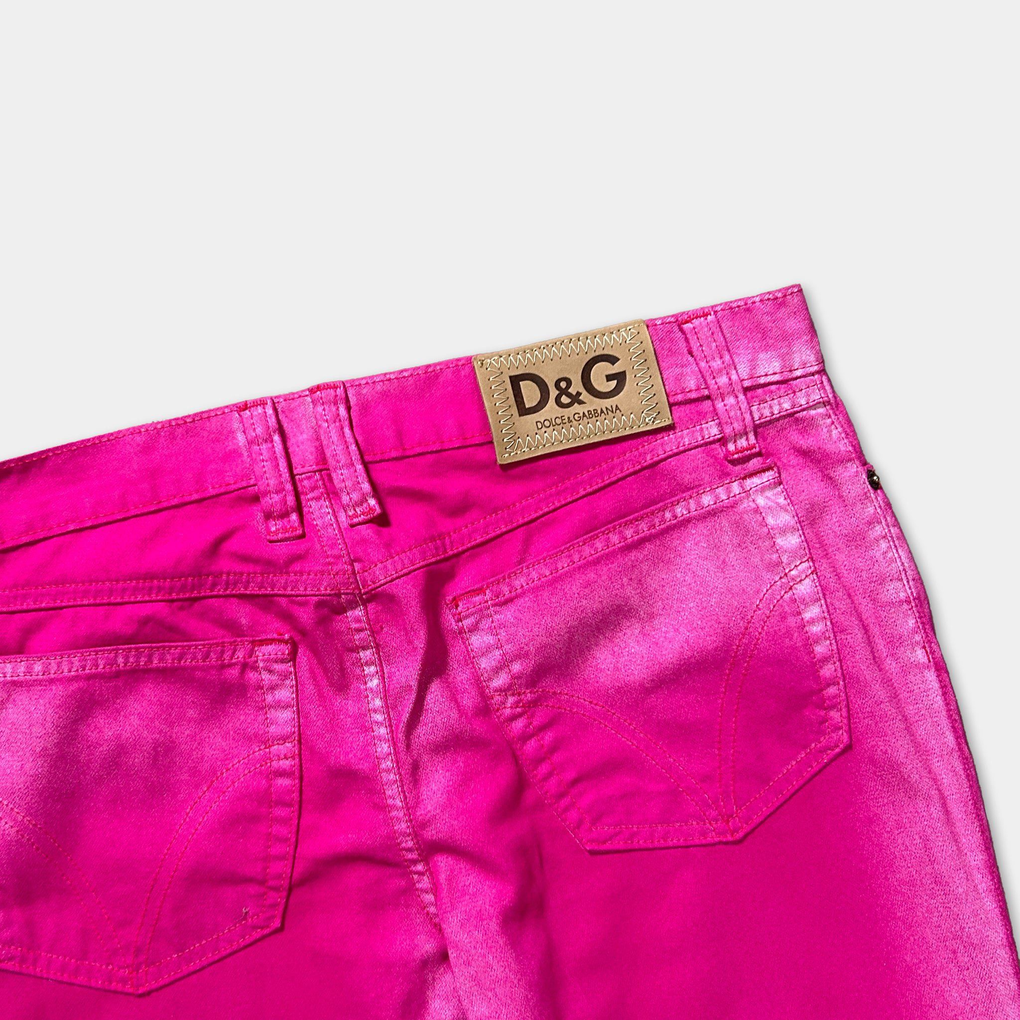 Dolce & Gabbana Dolce & Gabbana Pink Wash Denim Jeans Size 27" / US 4 / IT 40 - 5 Thumbnail
