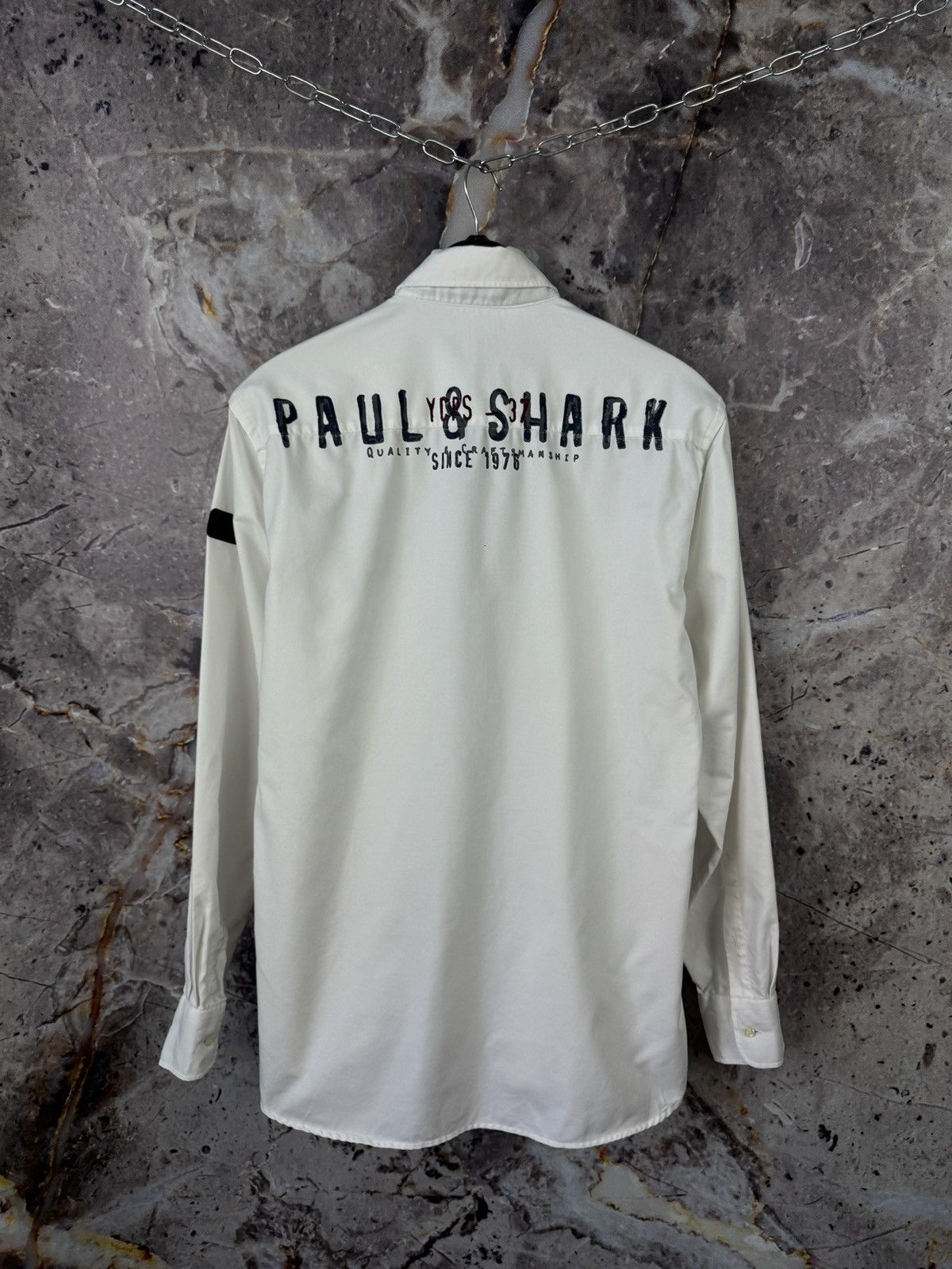 Paul & Shark Men’s Paul & Shark Long Sleeve Shirt Button Up Size 41 Size US L / EU 52-54 / 3 - 11 Thumbnail