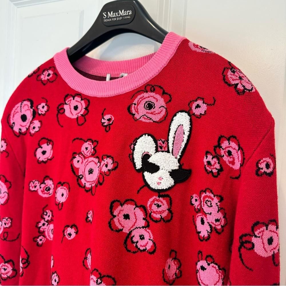 Designer Marella by Max Mara Label-cut Jacquard Sweater with Patch M Size M / US 6-8 / IT 42-44 - 5 Thumbnail