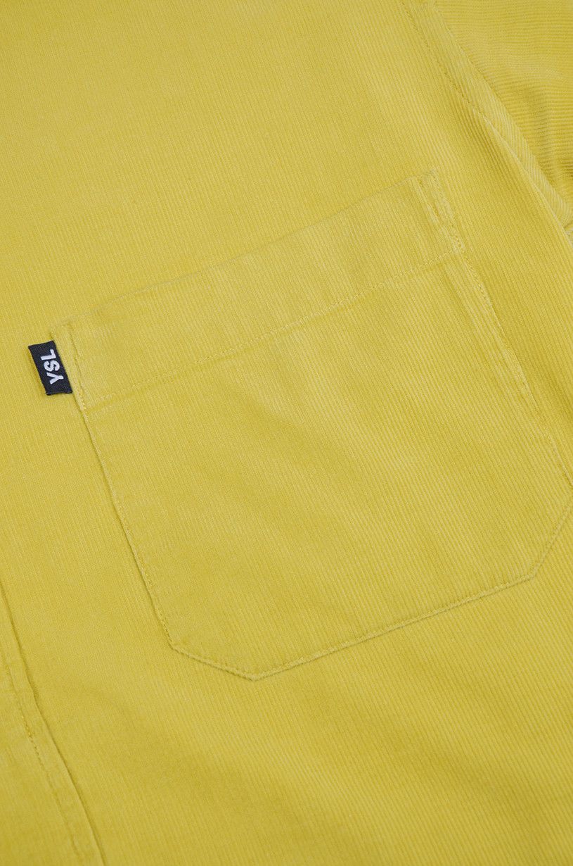Yves Saint Laurent SAINT LAURENT JEANS Yellow Velvet Shirt Size S / US 4 / IT 40 - 8 Thumbnail