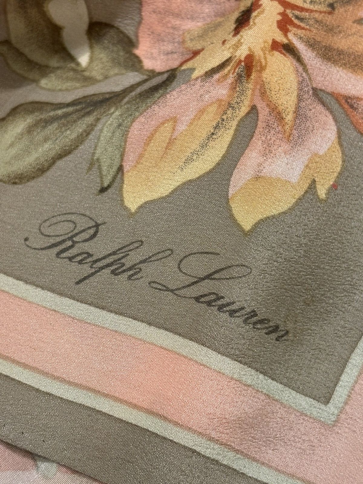 Polo Ralph Lauren Ralph Lauren Floral Silk Scarf Size ONE SIZE - 3 Thumbnail