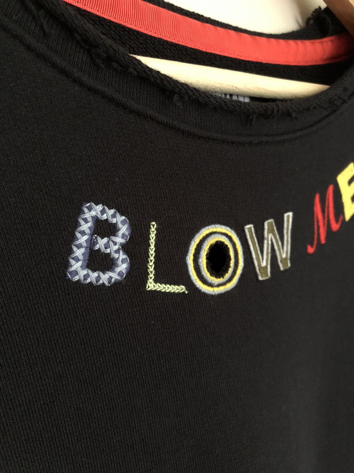 House Of Holland × Japanese Brand × Vintage House of Holland ‘BLOW ME’ Embroidered Sweatshirt Size US M / EU 48-50 / 2 - 5 Thumbnail