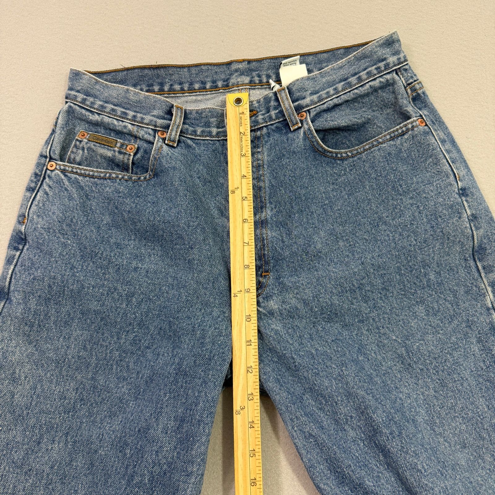 Guess Vintage Guess Jeans Women's 12 (fits 32x30) USA Made 90s Mom Size 34" / US 12 / IT 48 - 11 Thumbnail