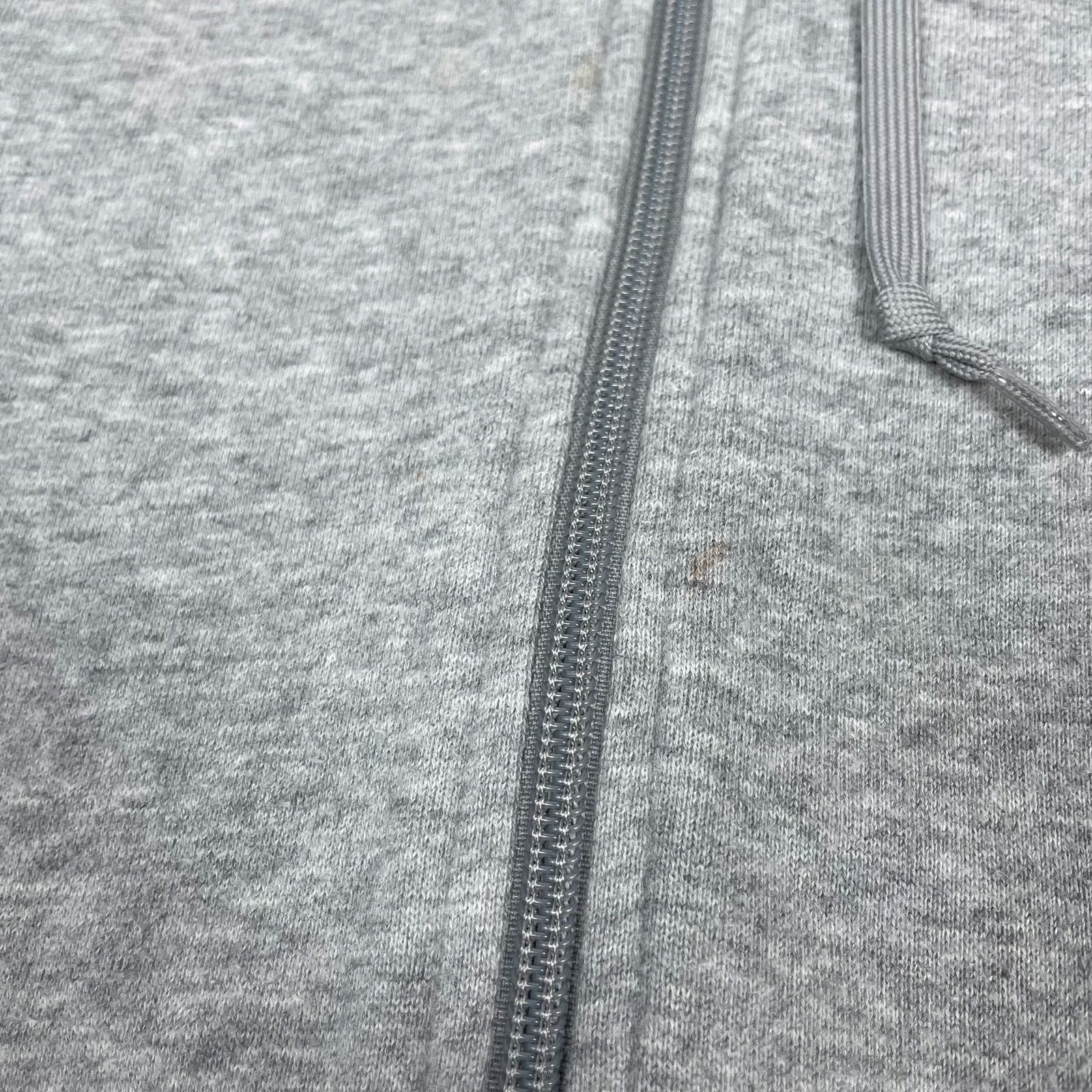 Nike × Vintage Nike Men's Heather Gray Long Sleeve Full Zip Hoodie Medium Size US M / EU 48-50 / 2 - 5 Thumbnail