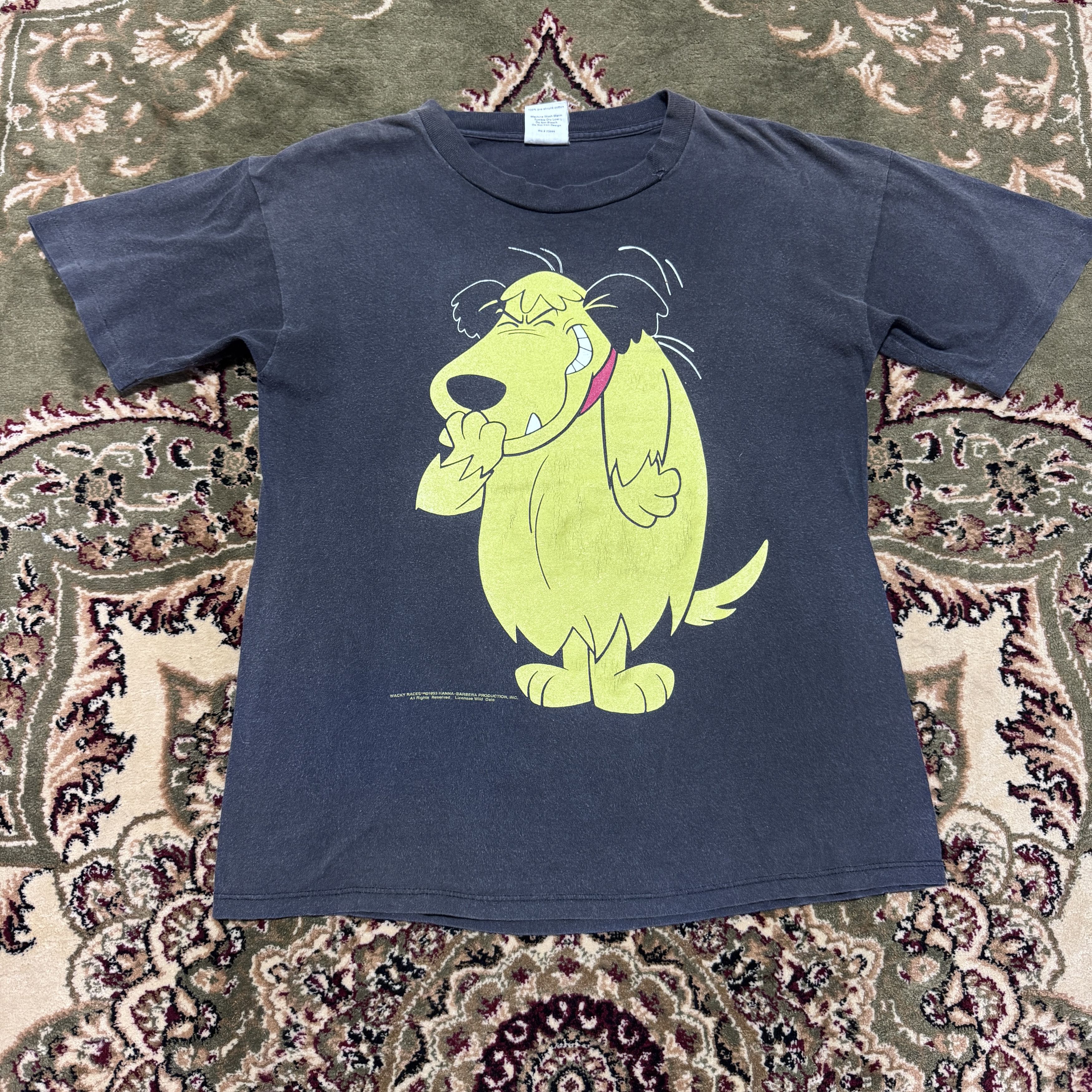 Vintage Vintage Wacky Racer Muttley Double Side T shirt Sun Faded Size US L / EU 52-54 / 3 - 1 Thumbnail