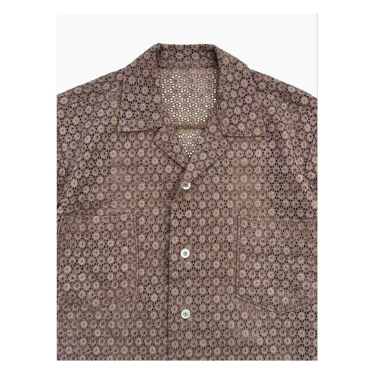 Handmade × Vintage Vintage Lace Two-Pocket Shirt Size US M / EU 48-50 / 2 - 3 Thumbnail