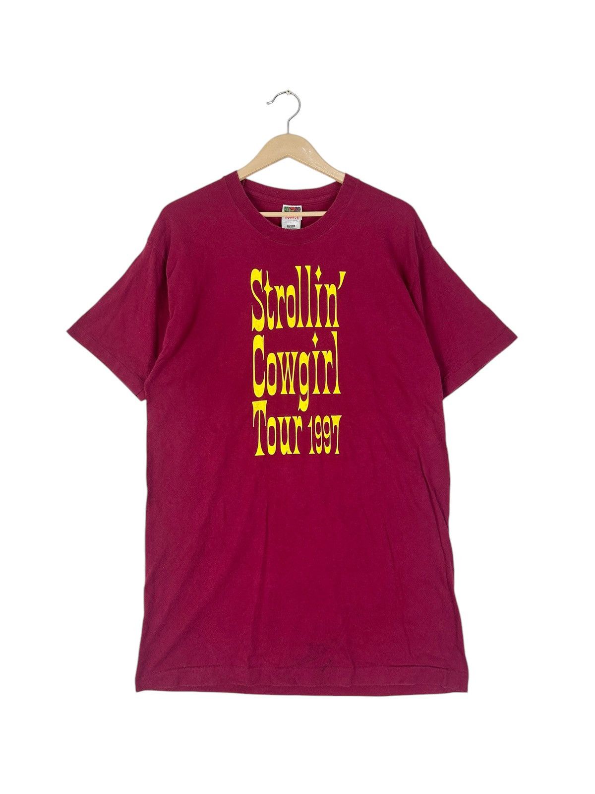 Band Tees × Vintage Vintage 90s Yumi Matsutoya ,Strollin’ Cowgirl /Jpn Queen Pop Size US L / EU 52-54 / 3 - 1 Thumbnail