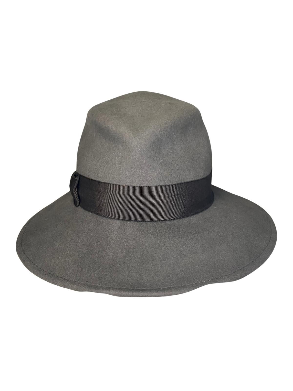 Other Eric Javits Wool Felt Fedora Hat Gray USA Size ONE SIZE - 3 Thumbnail