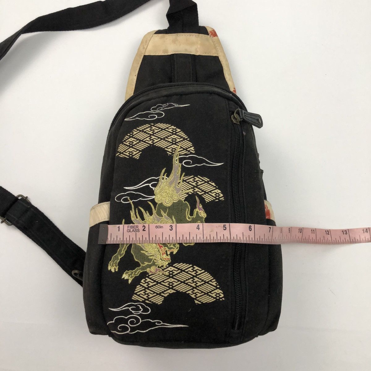Japanese Brand SUKAJAN DRAGON CROSSBODY BAG Size ONE SIZE - 10 Thumbnail