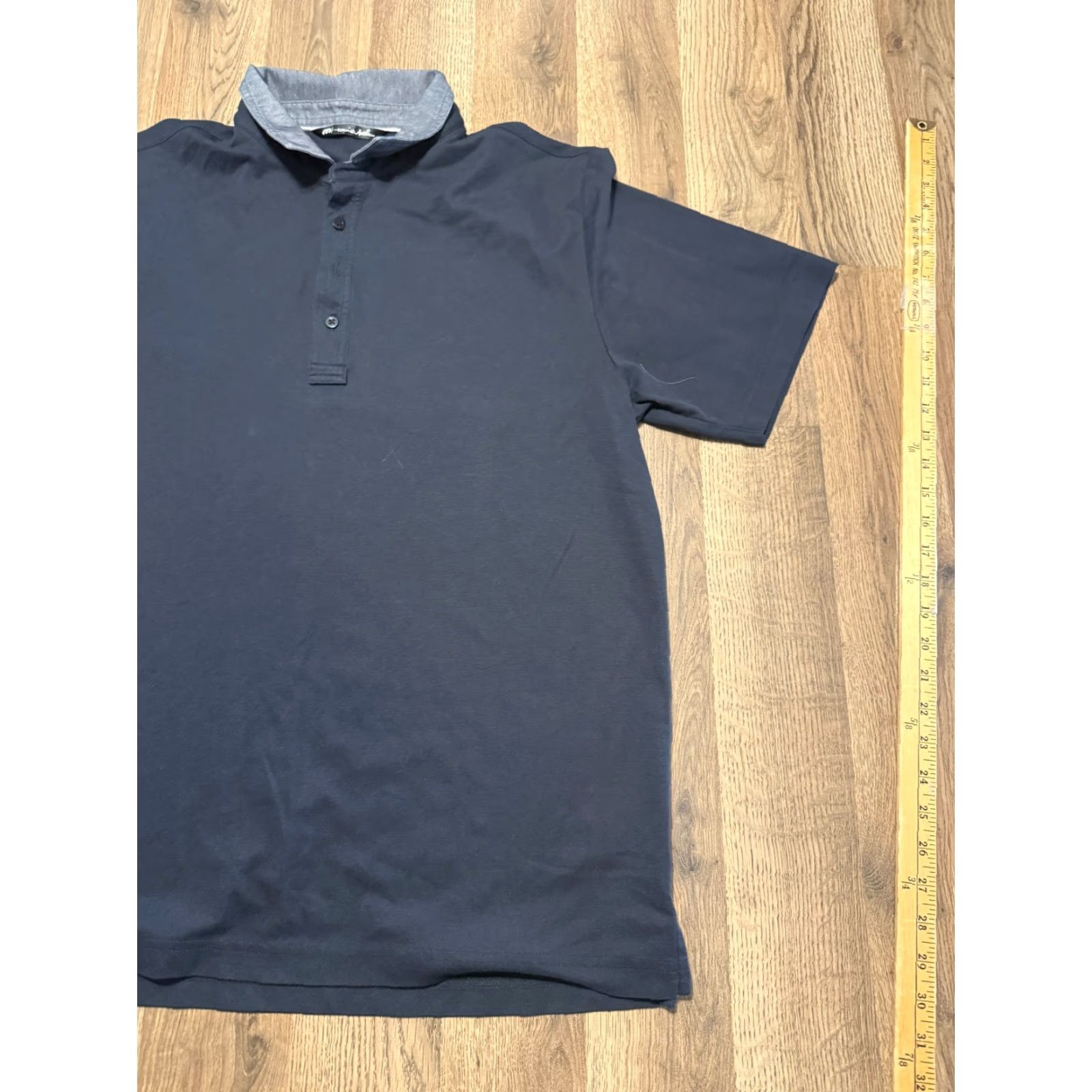 TravisMathew Travis Mathew Polo Men XL Black Gray Short Sleeve Breathable Size US XL / EU 56 / 4 - 3 Thumbnail