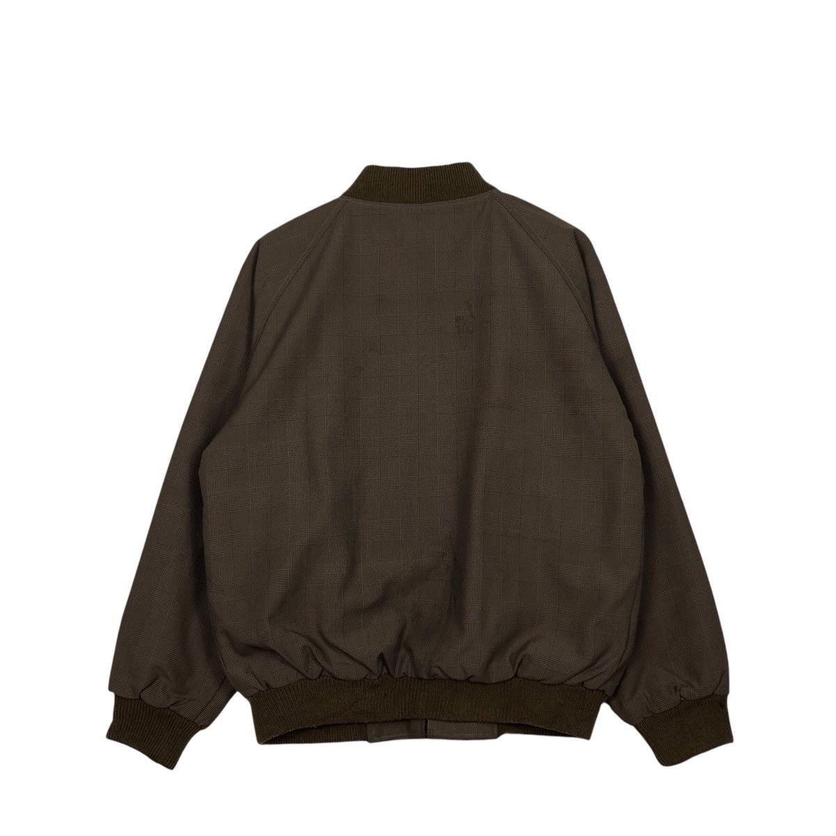 Issey Miyake 📌Vintage Bomber Jacket Jac Blanket Check Tartan Size US L / EU 52-54 / 3 - 9 Thumbnail