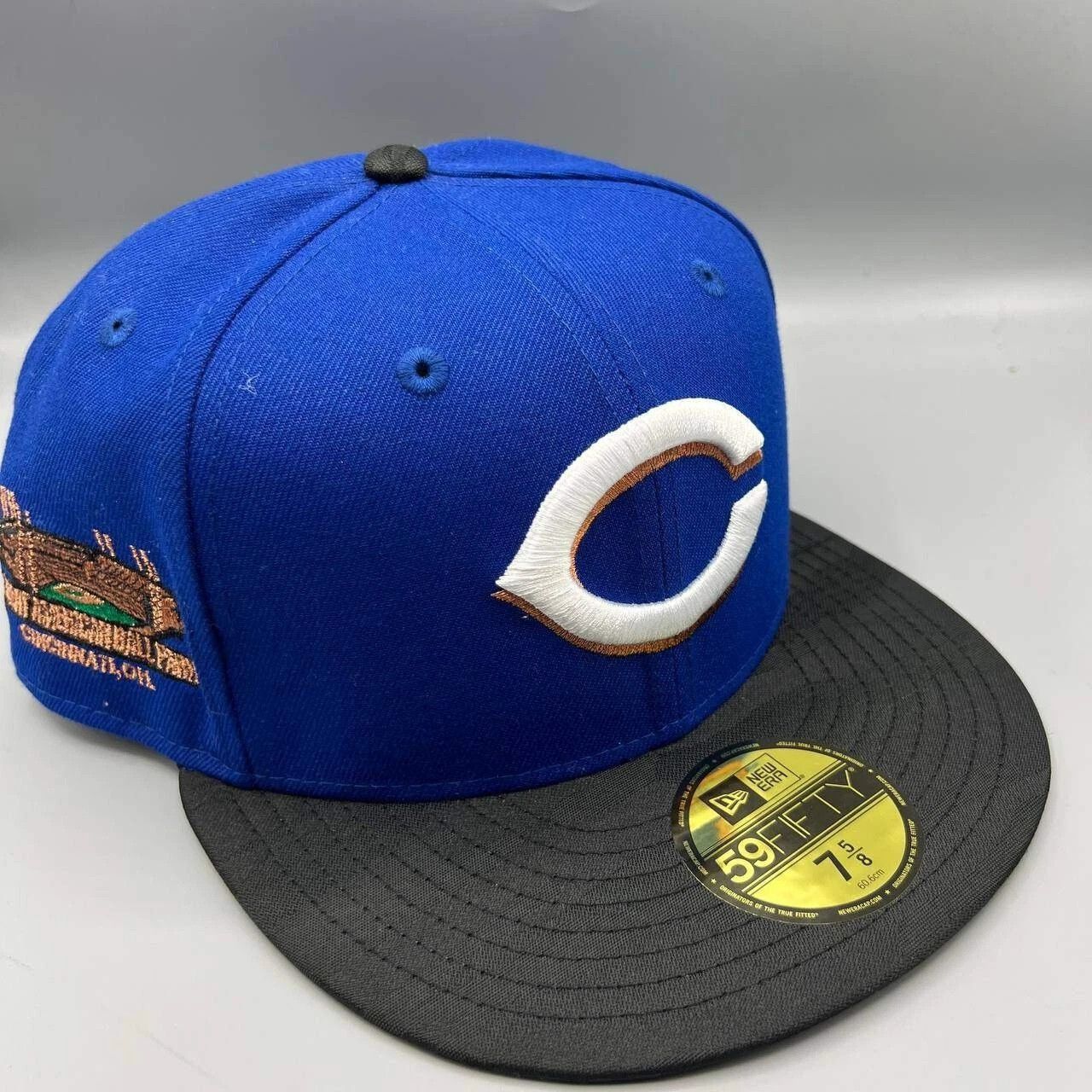 New Era Cincinnati Reds Hat Men 7 5/8 59Fifty New Era MLB Fitted Cap Size ONE SIZE - 1 Thumbnail