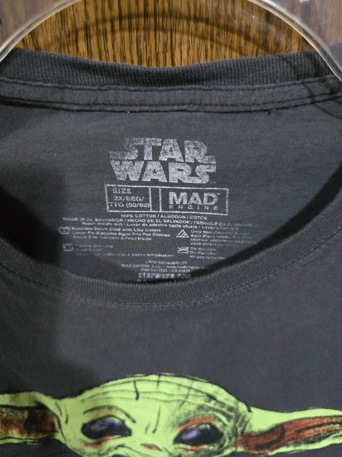 Star Wars Star Wars Baby Yoda Graphic T-Shirt Smokey Gray Size 2Xa Size US XXL / EU 58 / 5 - 3 Thumbnail