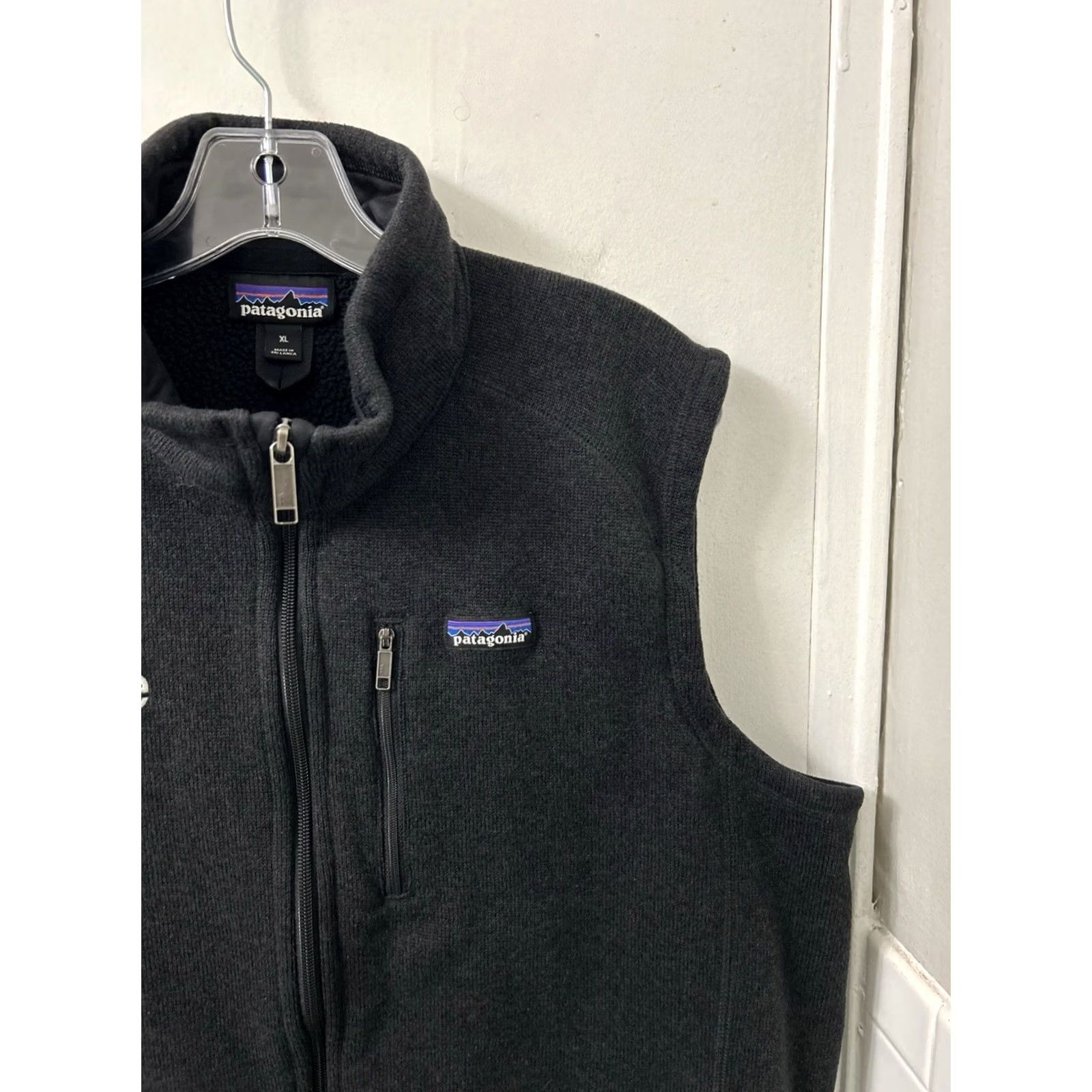 Patagonia Patagonia Better Sweater Vest Mens XL Black Fleece Full Zip Zipper Pockets Logo Embroidered Stand-Up Collar Size US XL / EU 56 / 4 - 4 Thumbnail