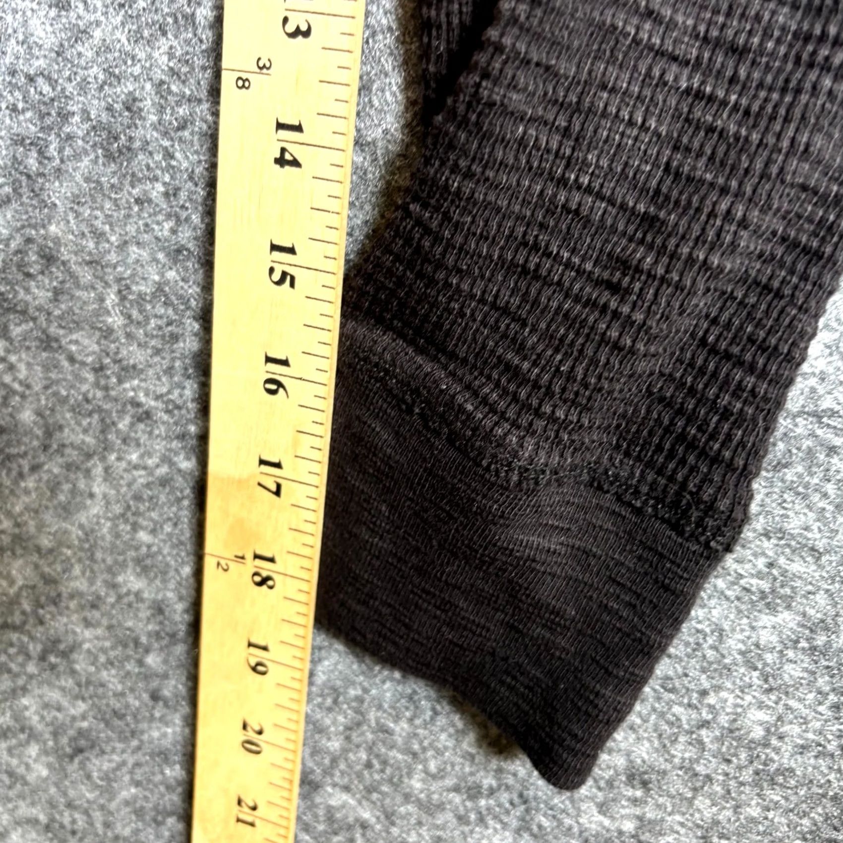 Lucky Brand Lucky Brand Thermal T-Shirt Men’s L Black Waffle Knitted Henley Raglan Sleeve Size US L / EU 52-54 / 3 - 5 Thumbnail